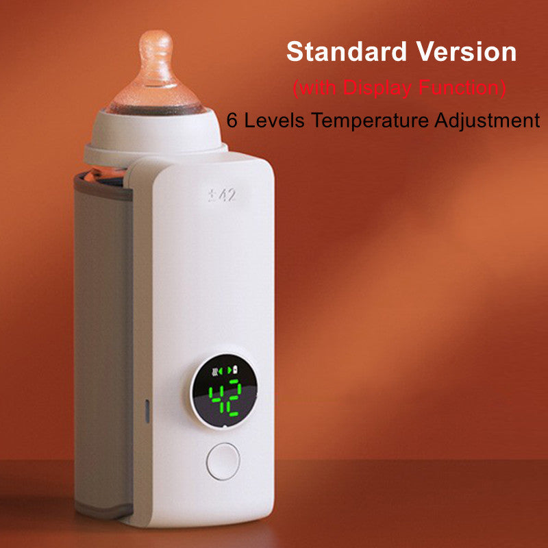 Portable Wireless USB Baby Bottle Warmer – Constant Temperature Milk Heating Bag (42°C)