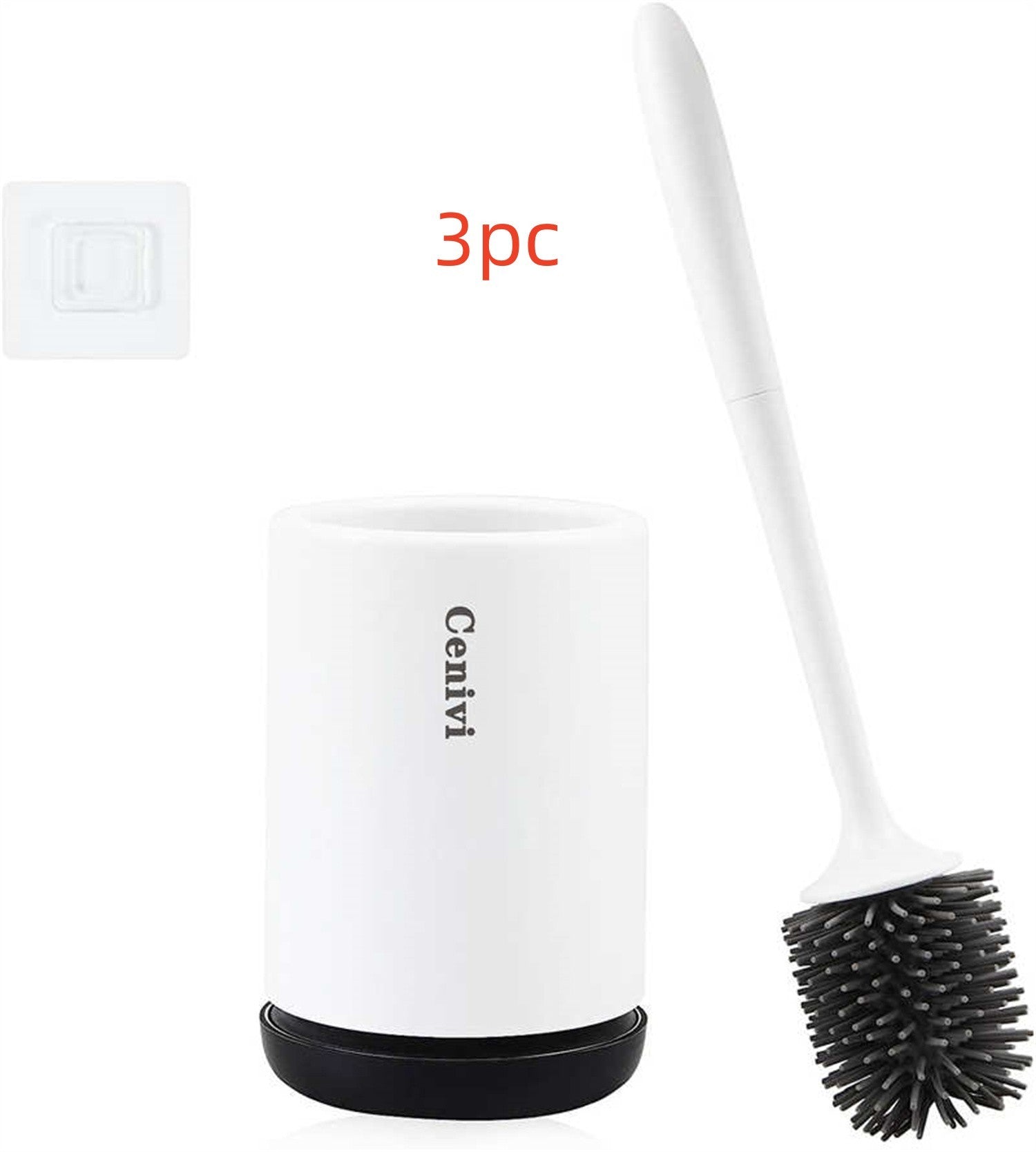 Home Fashion Simple Toilet Cleaning Brush Set – Durable & Easy-to-Use