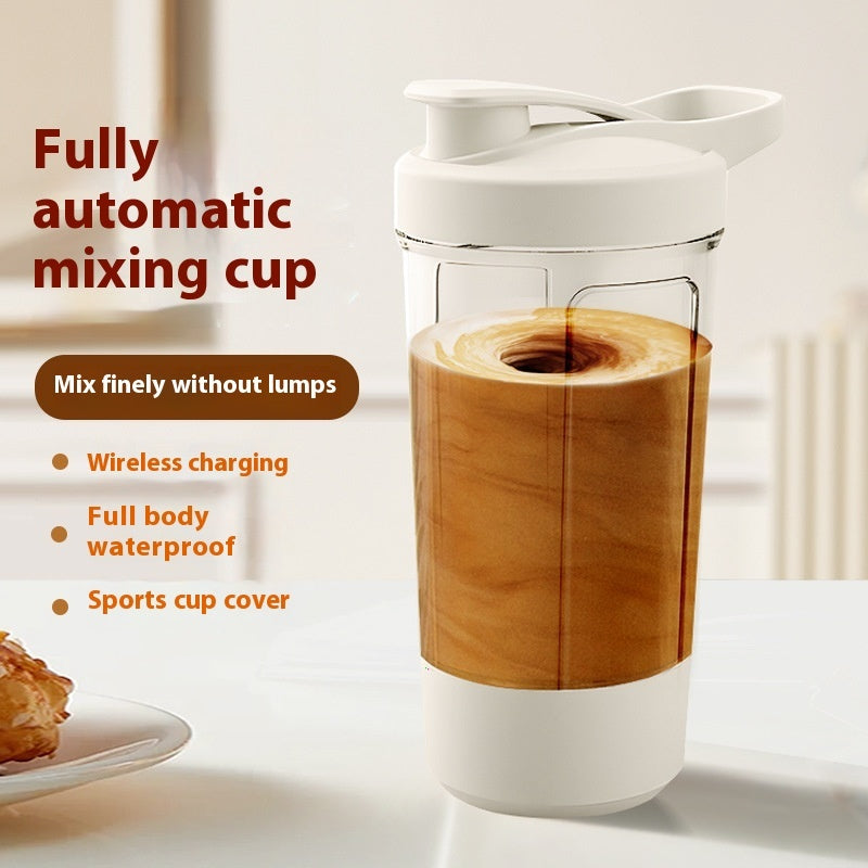 Electric Protein Shaker Bottle – 400ML 14oz Automatic Mixer Cup for Shakes, Coffee & Supplements – USB Rechargeable, 1200mAh
