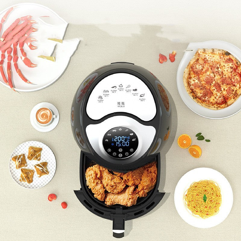 6L Large Capacity Intelligent Air Fryer – Digital Touchscreen, Oil-Free Cooking