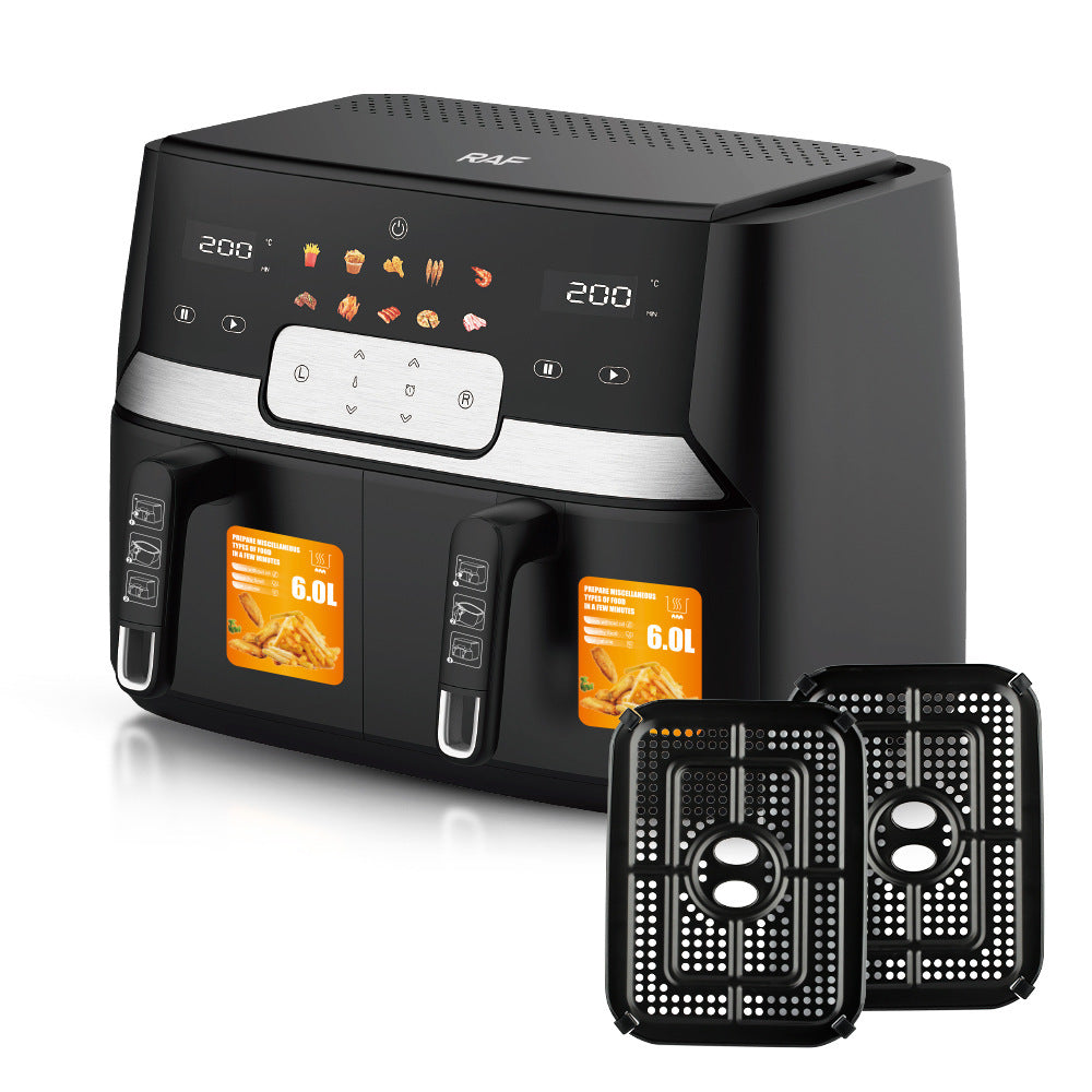 Double-Lined Silicone Air Fryer Liner – Reusable, Non-Stick & Heat Resistant