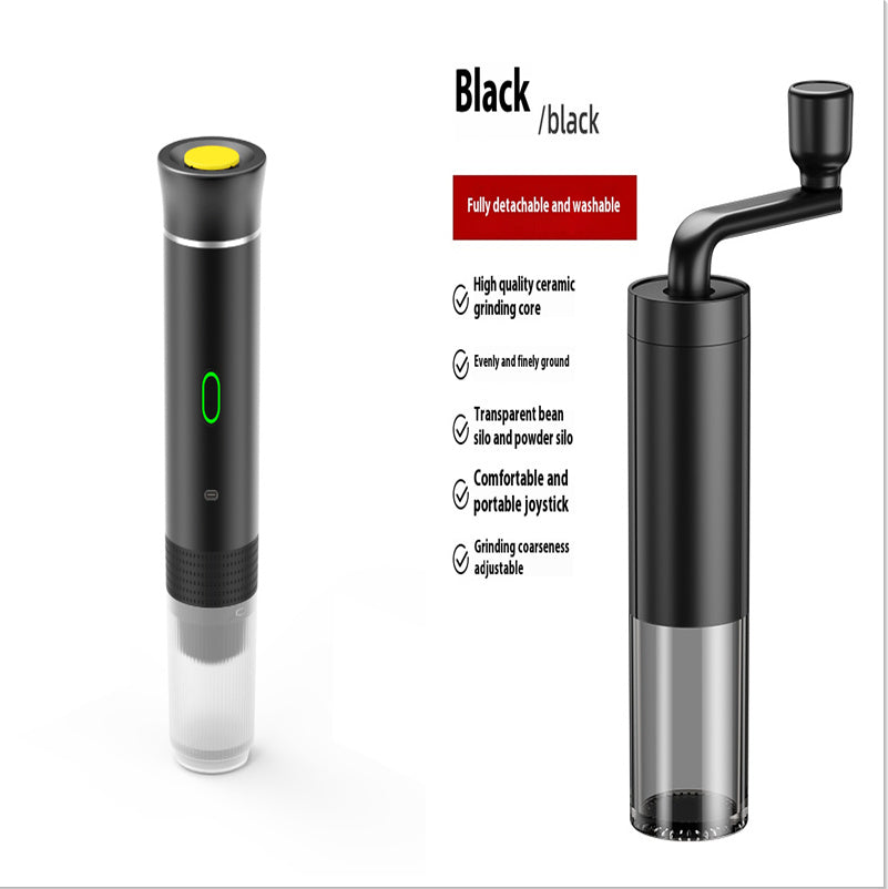 3-in-1 Portable Electric Espresso Coffee Machine – Compatible with Ground & Capsule Coffee, USB Rechargeable Travel Maker