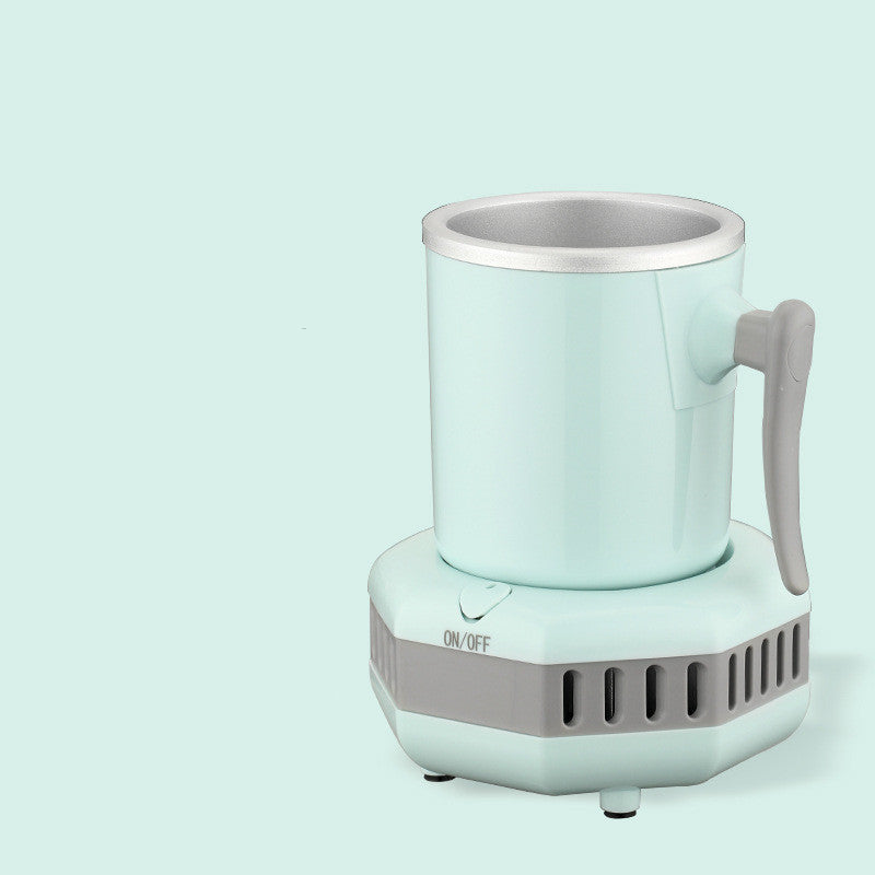 Mini Ice Cooling Cup – Fast Chilling Electric Cup for Drinks | Portable Cooler for Home, Office & Travel (UK Plug)