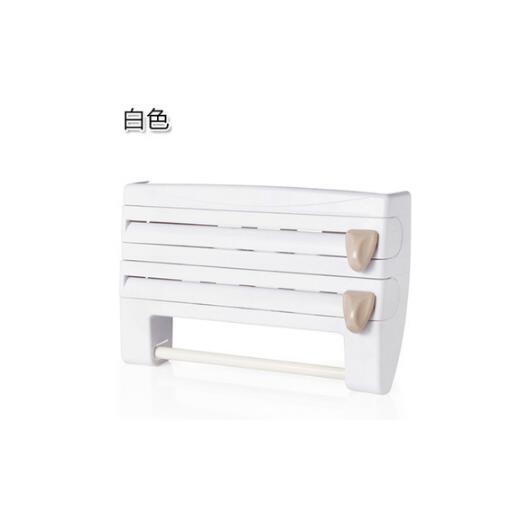 4-in-1 Kitchen Roll Holder Dispenser – Wall-Mounted Storage for Foil, Cling Film & Paper Towels