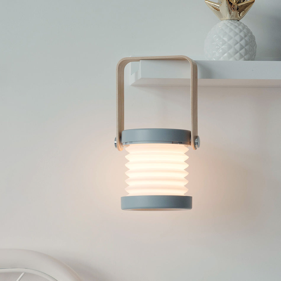 Foldable Touch Dimmable LED Night Light – USB Rechargeable Portable Lantern Lamp for Home Decor & Reading (UK)