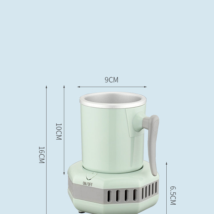 Mini Ice Cooling Cup – Fast Chilling Electric Cup for Drinks | Portable Cooler for Home, Office & Travel (UK Plug)