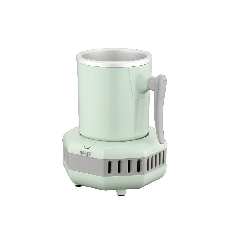 Mini Ice Cooling Cup – Fast Chilling Electric Cup for Drinks | Portable Cooler for Home, Office & Travel (UK Plug)