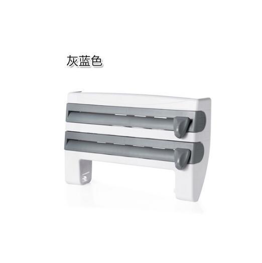 4-in-1 Kitchen Roll Holder Dispenser – Wall-Mounted Storage for Foil, Cling Film & Paper Towels