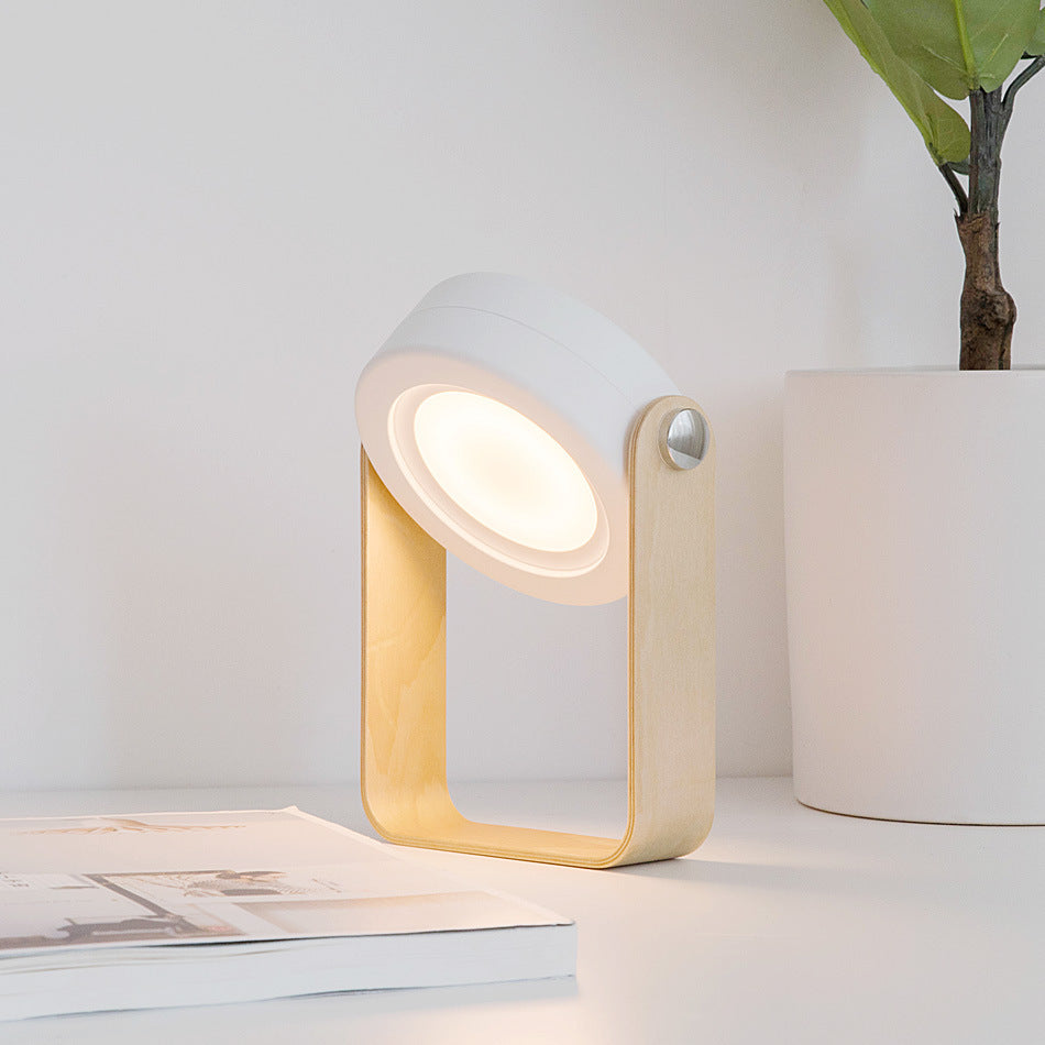 Foldable Touch Dimmable LED Night Light – USB Rechargeable Portable Lantern Lamp for Home Decor & Reading (UK)