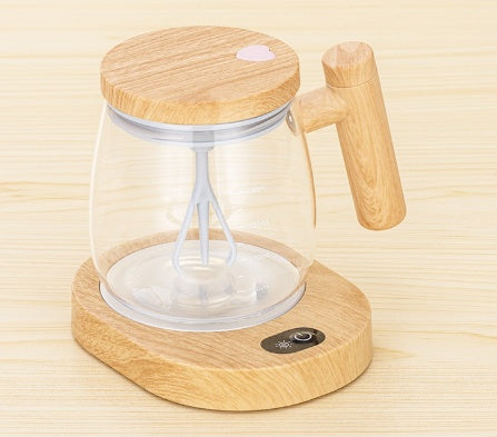 400ML Self-Stirring Coffee Mug – Electric Automatic Mixing Glass Cup for Coffee & More
