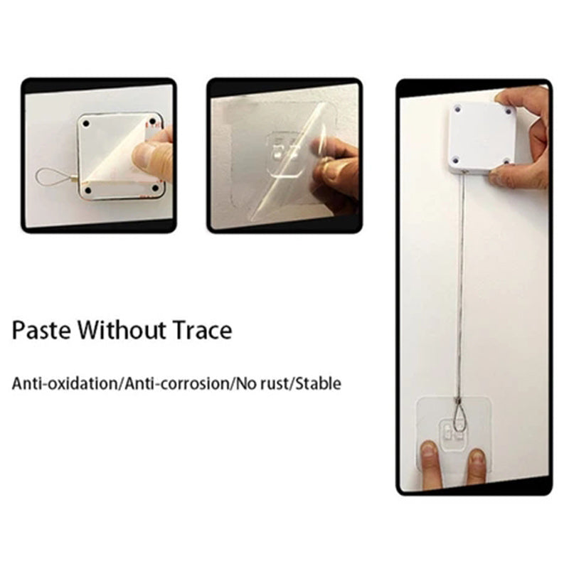 Automatic Punch-Free Door Closer – Soft Close Device for Sliding, Glass, and Interior Doors (500g–1200g Tension)