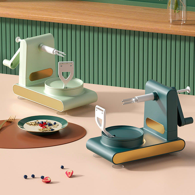 Hand-cranked Multifunctional Peeler Machine – Home Kitchen Slicer & Fruit Corer Tool