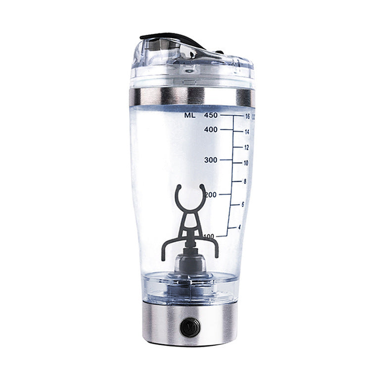 Electric Protein Shaker Bottle – USB Rechargeable Vortex Mixer Cup for Gym, Sports, Coffee, and Shakes (600ml)