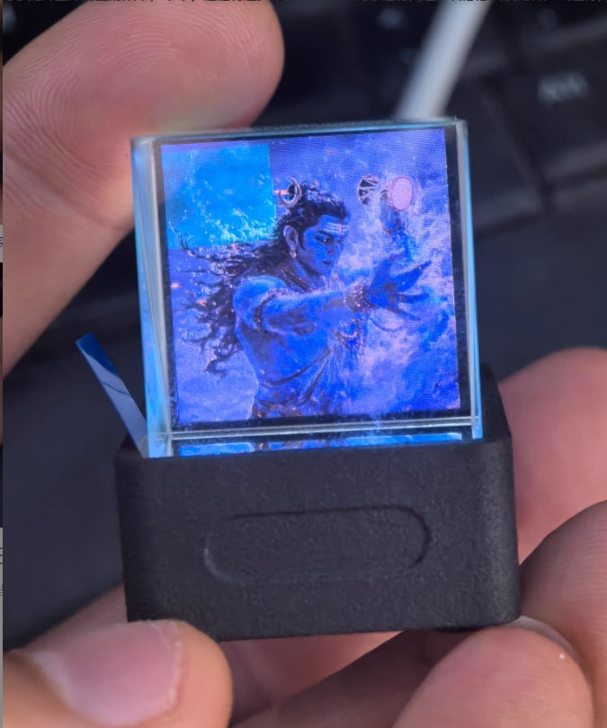 Trendy Mini Transparent WiFi Weather Clock – Modern Digital Weather & Time Display