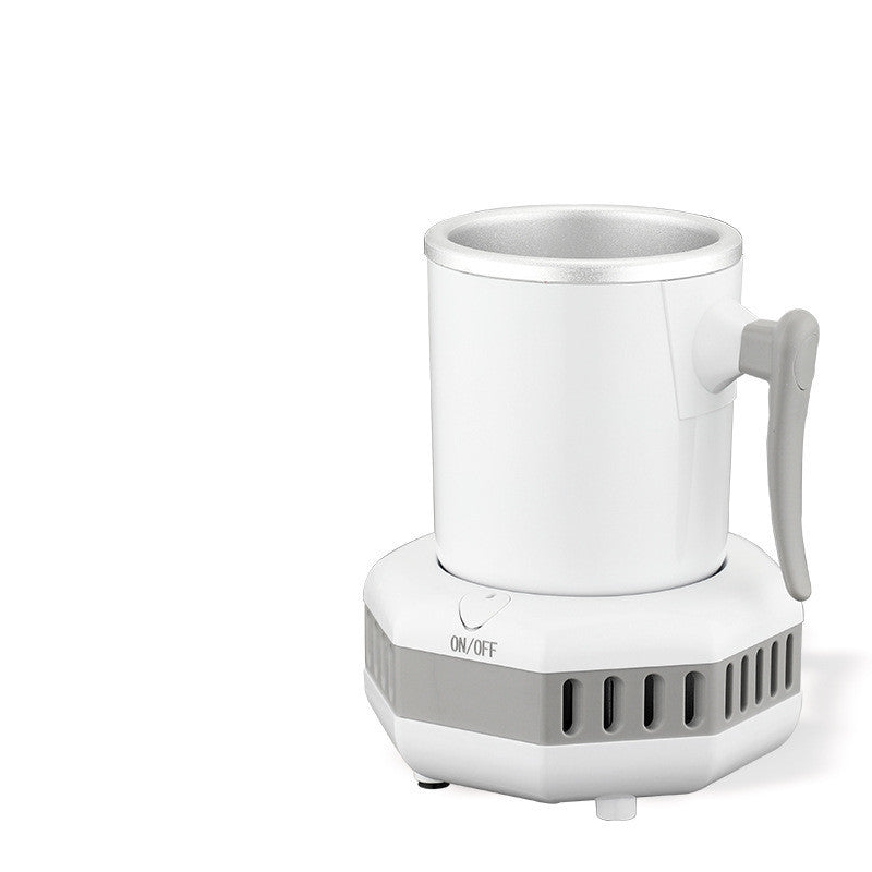 Mini Ice Cooling Cup – Fast Chilling Electric Cup for Drinks | Portable Cooler for Home, Office & Travel (UK Plug)