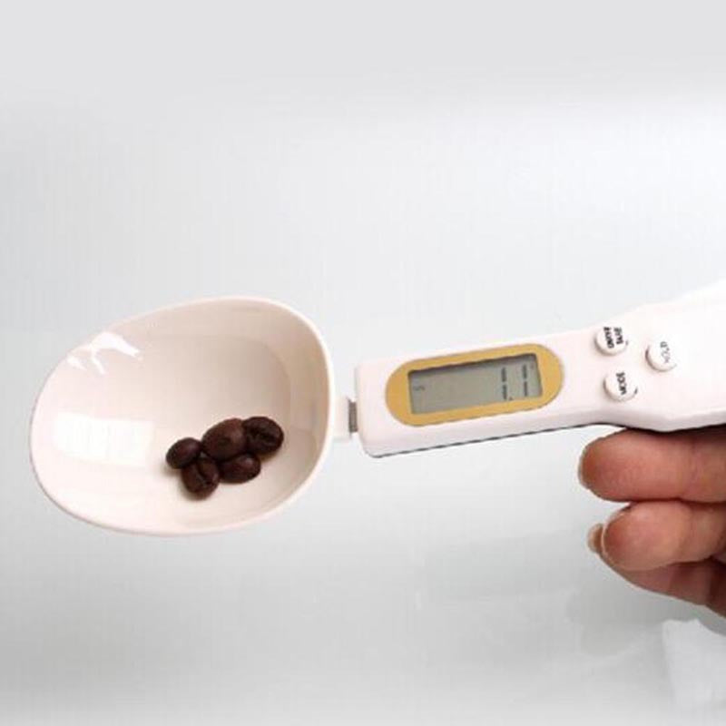 Digital Kitchen Measuring Spoon Scale – LCD Food Weighing Spoon for Cooking, Baking, Coffee, Sugar, Tea (0.1g Accuracy)