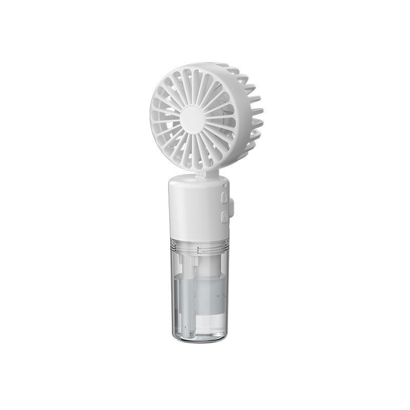 Portable Handheld Mist Fan with 4-Speed Spray – USB Rechargeable Mini Cooling Fan for Summer Outdoors