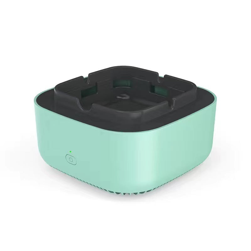 Automatic Smoke Removal Air Purifier Ashtray – Portable Anion Ashtray for Home, Office & Car