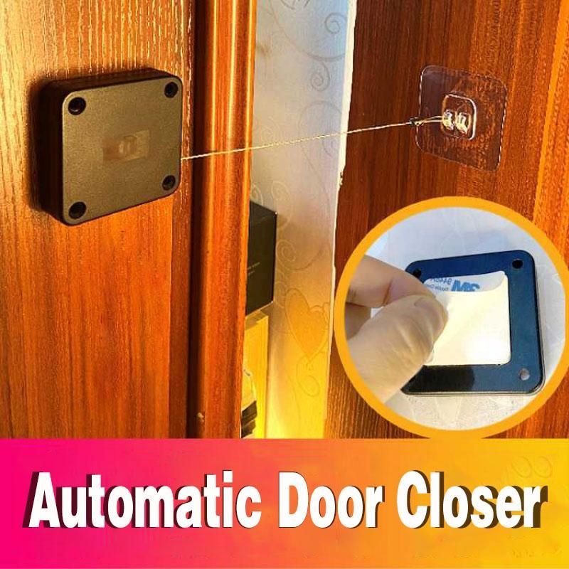 Automatic Punch-Free Door Closer – Soft Close Device for Sliding, Glass, and Interior Doors (500g–1200g Tension)