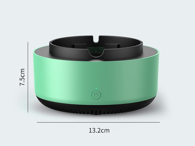 Automatic Smoke Removal Air Purifier Ashtray – Portable Anion Ashtray for Home, Office & Car