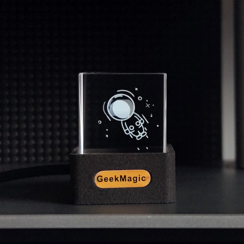 Trendy Mini Transparent WiFi Weather Clock – Modern Digital Weather & Time Display