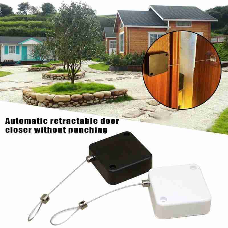 Automatic Punch-Free Door Closer – Soft Close Device for Sliding, Glass, and Interior Doors (500g–1200g Tension)